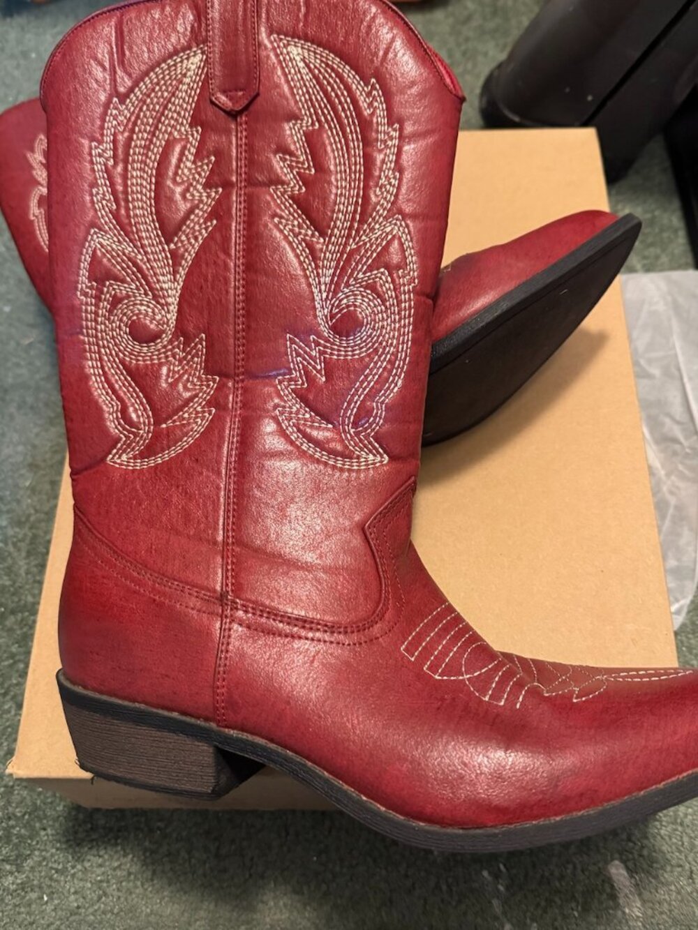 Red Cowboy Boots - Coconuts by Matisse